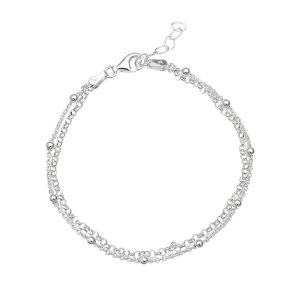 Pulsera de Bolitas y cadena.