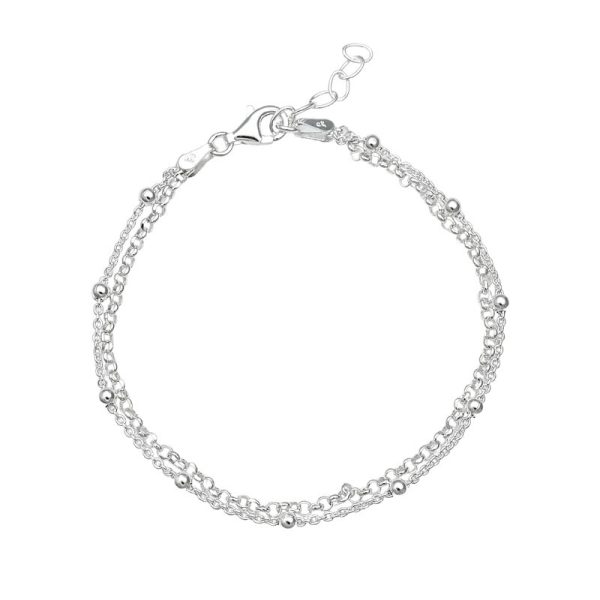 Pulsera de Bolitas y cadena.