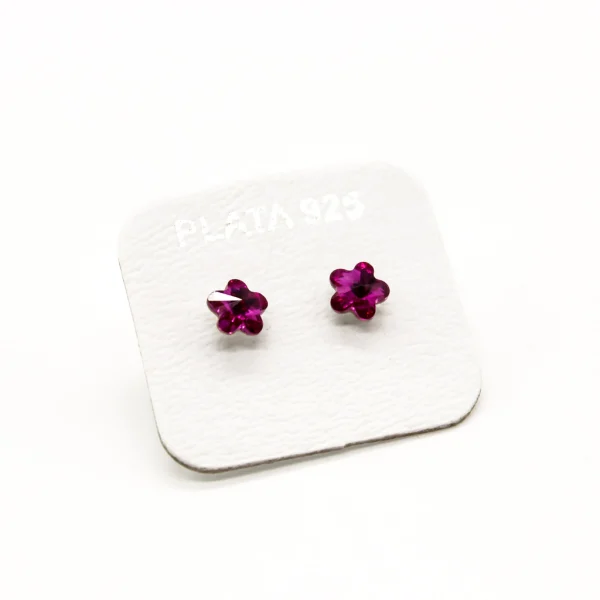 Aros Flor Swarovski